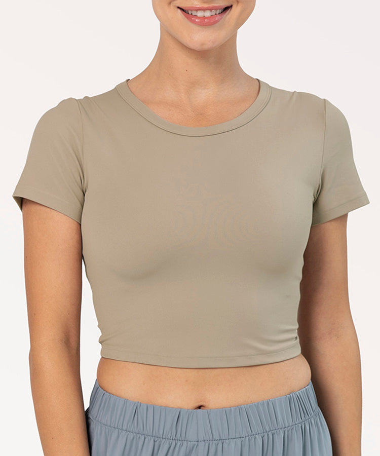 OnAir Crop Short Sleeve Shirt Lemifit
